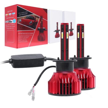 Becuri led auto Canbus H1 H4 H7 H8 H11 H16 T10 6500k Csp pe 4 parti 360