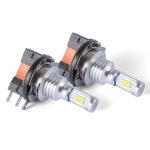 Becuri led auto H15 csp 3570 H15 30w 12-24v 6000k set de 2 buc - imagine 3