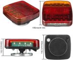 Set de 2 lampi magnetice WIFI Xentech Light cu control wireless 12/24V baterie 3.7V/2000mAh cablu IP65 - imagine 2